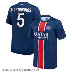 Paris Saint-Germain Marquinhos #5 Replika Hemmatröja 2024-25 Kortärmad